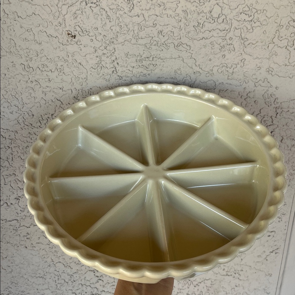 World Market Ceramic Stoneware Scone Baking Dish Pie Quiche - Picture 4 of 4